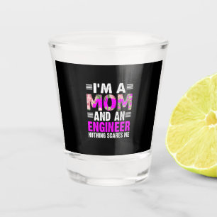 Engineer Art A Mum And An Engineer Shot Glass