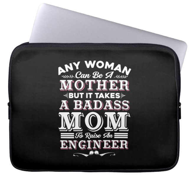 Engineer Art A Mum To Raise An Engineer Laptop Sleeve (Front)