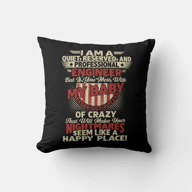 Engineer Art Professional Engineer Cushion (Front)