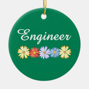 Engineer Asters Ceramic Tree Decoration