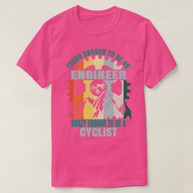 Engineer Biker Design T-Shirt (Design Front)