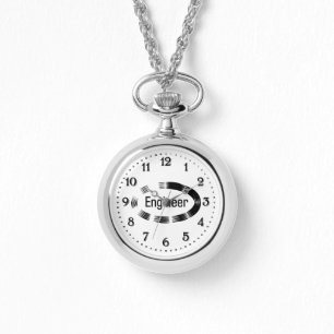 Engineer Black Oval Watch
