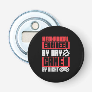Engineer By Day Gamer By Night Bottle Opener
