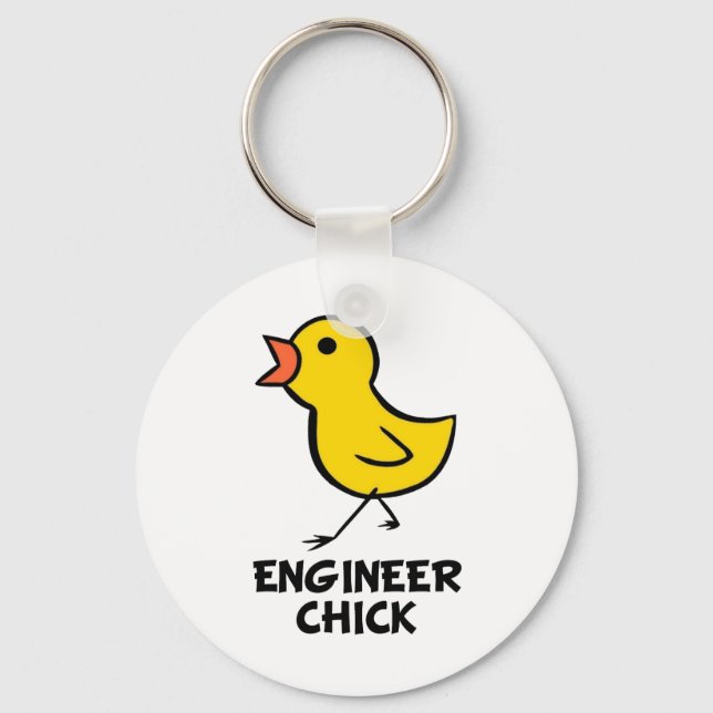 Engineer Chick Key Ring (Front)