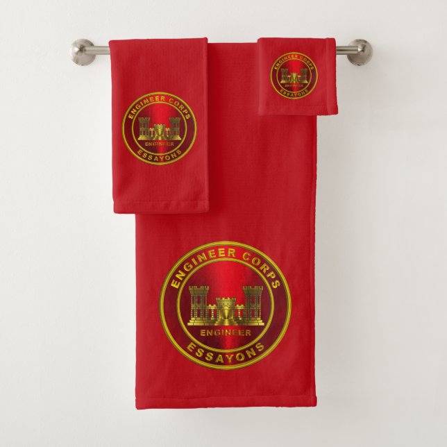 Engineer Corps  Bath Towel Set (Insitu)
