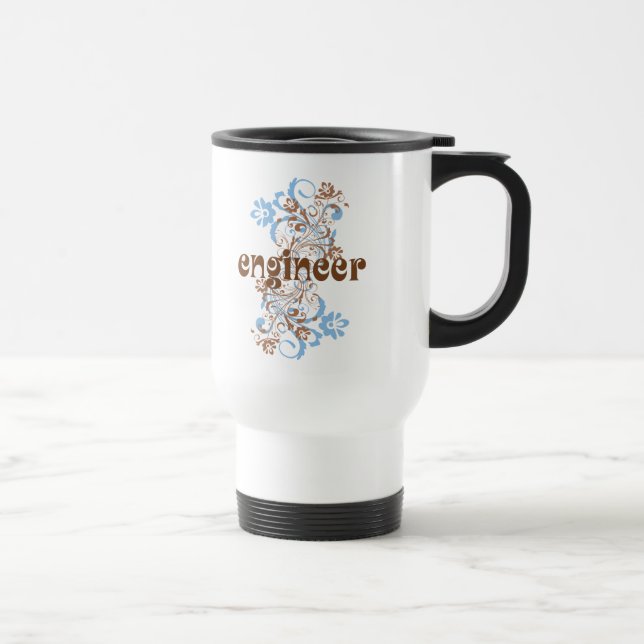 Engineer Cute Gift Travel Mug (Right)