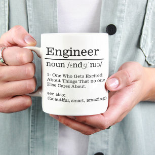 Engineer Definition Mug Funny Engineering Gift