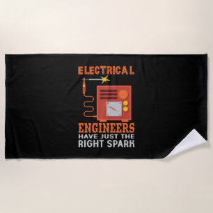 Engineer Electrical Engineers Have Just The Right Beach Towel