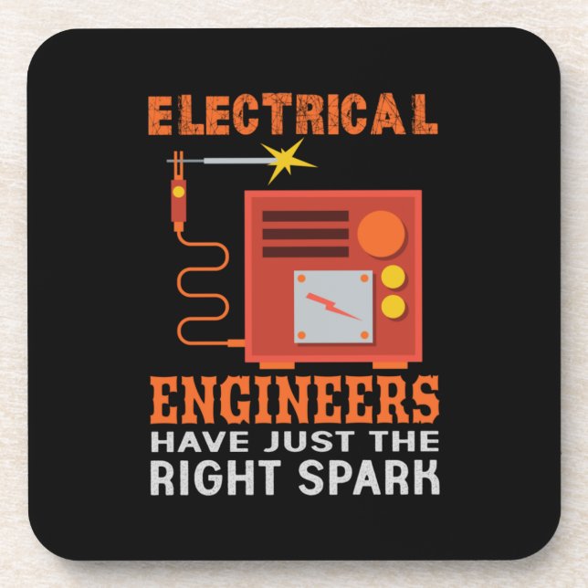 Engineer Electrical Engineers Have Just The Right Coaster (Front)