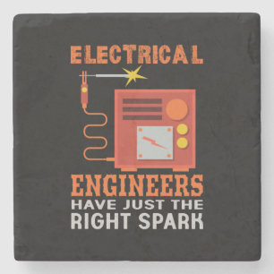 Engineer Electrical Engineers Have Just The Right Stone Coaster