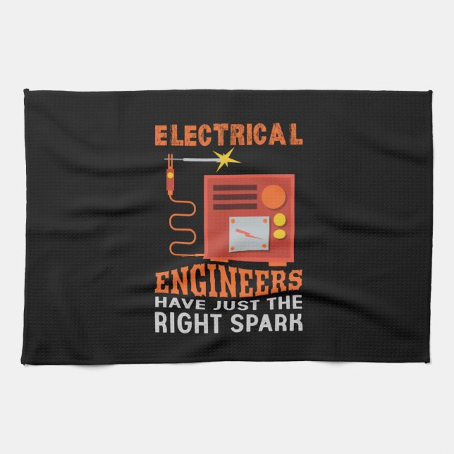 Engineer Electrical Engineers Have Just The Right Tea Towel (Horizontal)