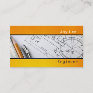 Engineer, Engineering Architect Business Card