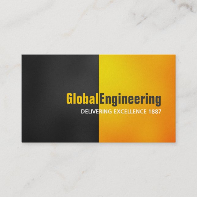 Engineer Engineering Architect Contractor Builder Business Card (Front)