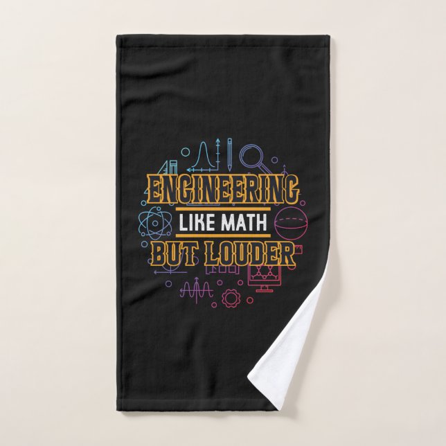 Engineer Engineering Like Math Hand Towel (Hand Towel)