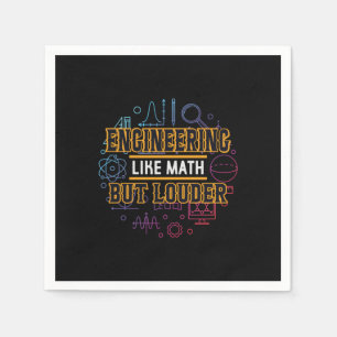 Engineer Engineering Like Math Napkin