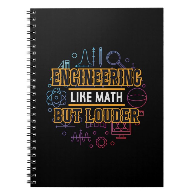 Engineer Engineering Like Math Notebook (Front)