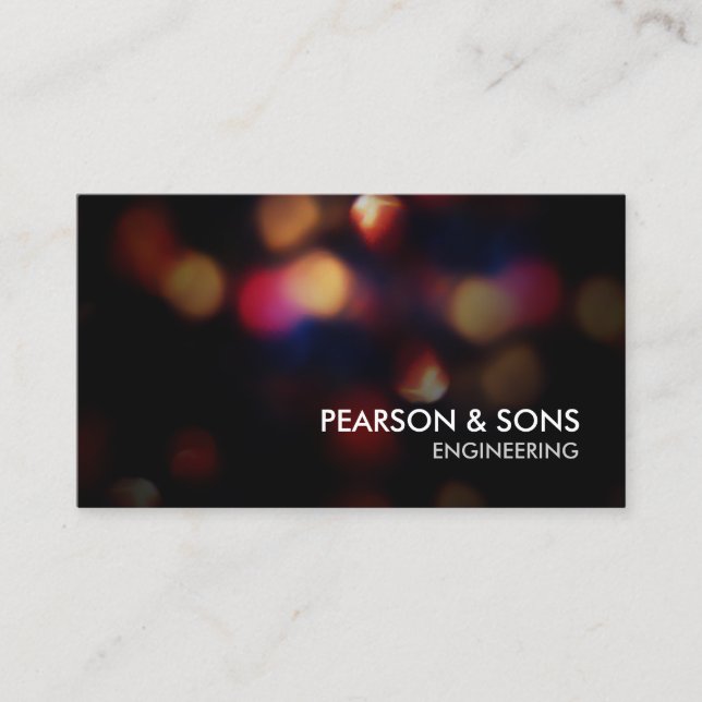 Engineer Engineering Technical Business Card (Front)