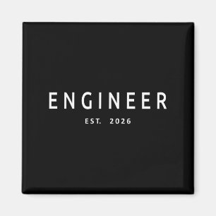 Engineer Est. 2026 Engineering Graduation Magnet