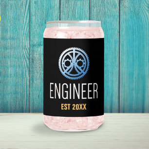 Engineer Established , Engineering Graduate Custom Can Glass