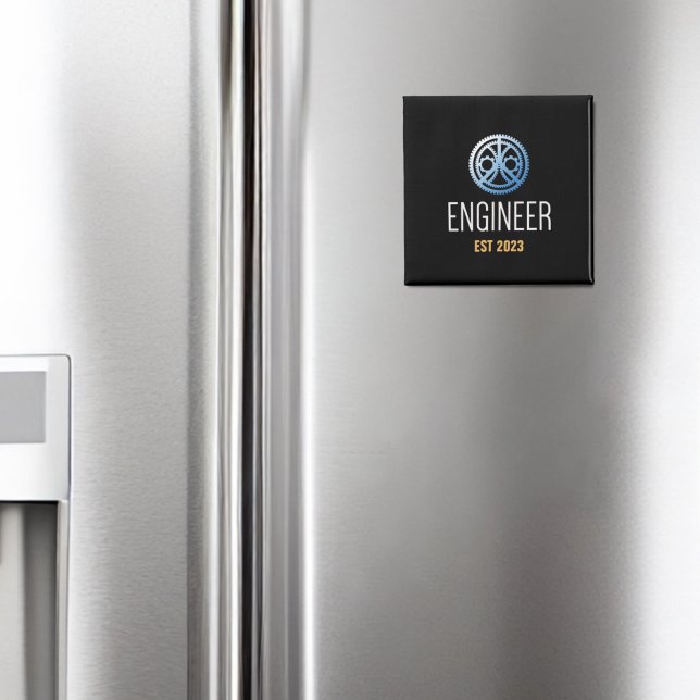 Engineer Established , Engineering Graduate Custom Magnet (Creator Uploaded)