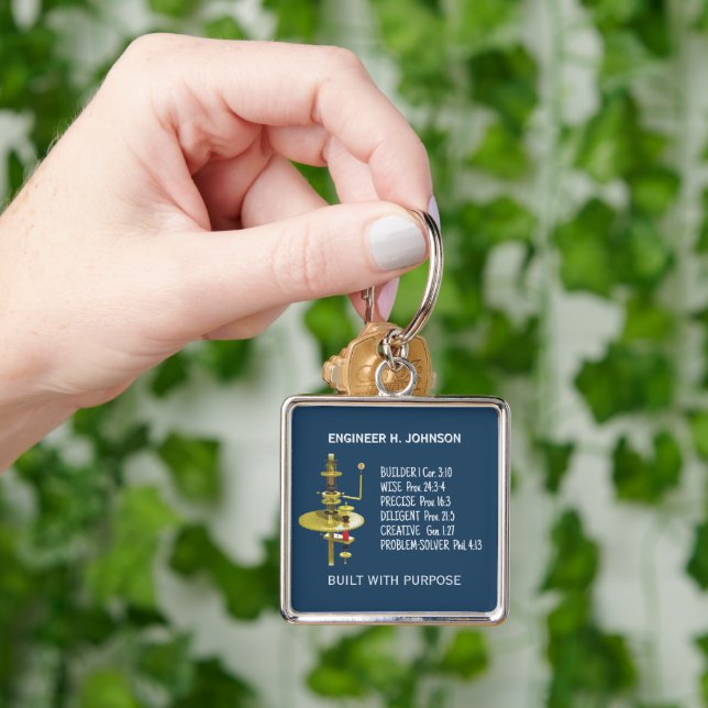 Engineer Faith Keychain (Hand)