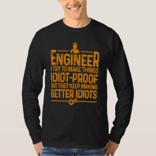 Engineer For Men Women Cool Engineering Mechanic T-Shirt