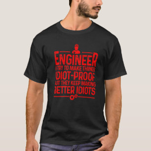 Engineer For Men Women Cool Engineering Mechanic T-Shirt
