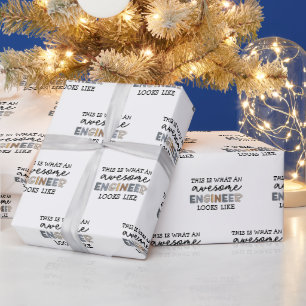 Engineer Funny Awesome Engineer   Engineering Wrapping Paper