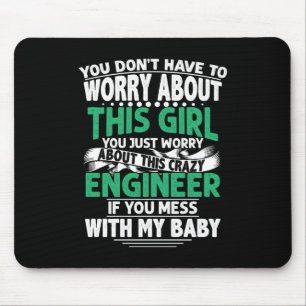 Engineer Girl Engineer Mouse Pad