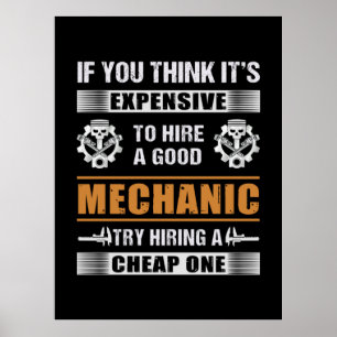 Engineer Hire A Good Mechanic Engineer Poster
