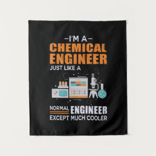 Engineer I Am A Chemical Engineer Tapestry