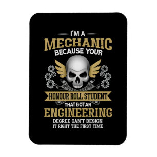 Engineer I Am A Mechanic Engineering Magnet