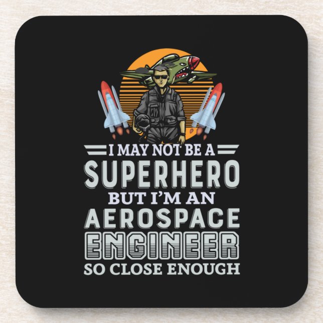Engineer I Am An Aerospace Engineer Coaster (Front)