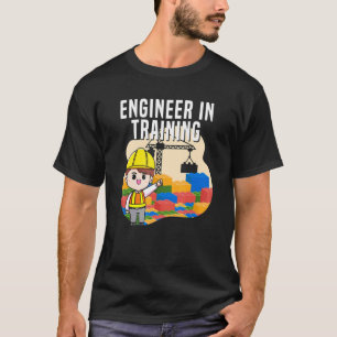 Engineer In Training Building Blocks Master Builde T-Shirt
