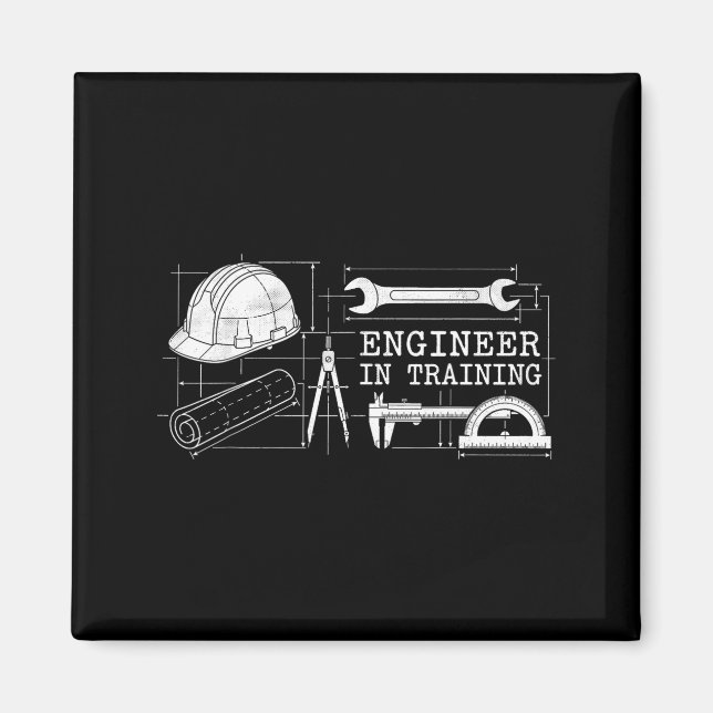 Engineer in Training Future Engineer Engineering Magnet (Front)