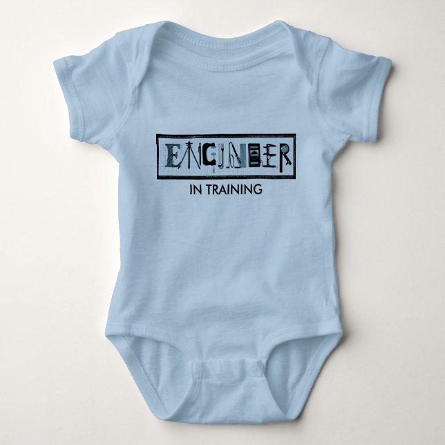 Engineer in Training one-sie Baby Bodysuit (Front)