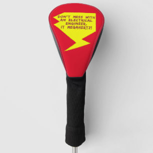 Engineer Lightning Bolt Golf Head Cover