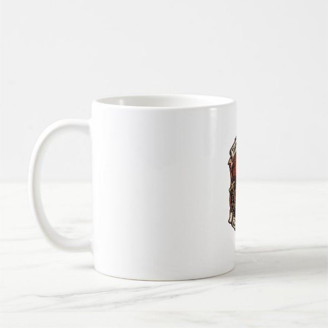 Engineer Loves Halloween Pumpkin Hard Hat Hammer W Coffee Mug (Left)