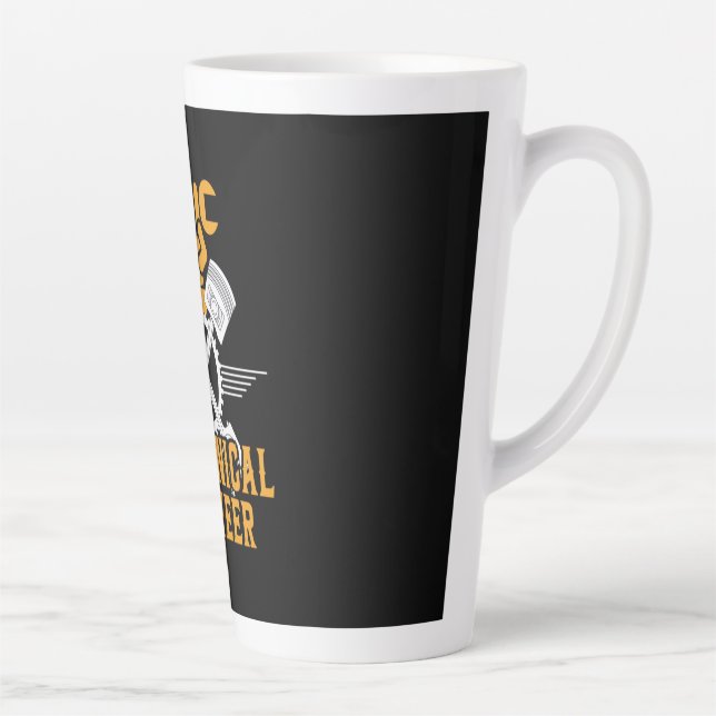 Engineer Mechanical Engineer Latte Mug (Right)