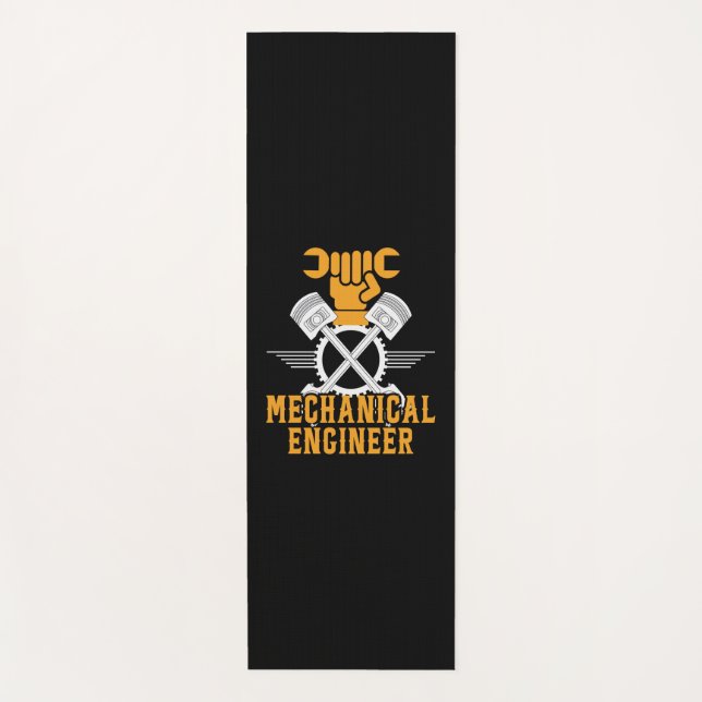 Engineer Mechanical Engineer Yoga Mat (Front)