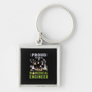 Engineer Proud To Be A Biomedical Engineer Key Ring