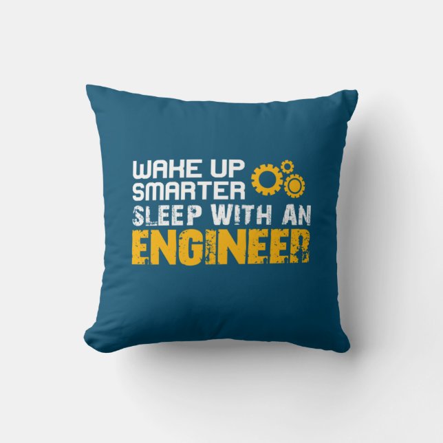 Engineer Sleep With An Engineer Cushion (Front)