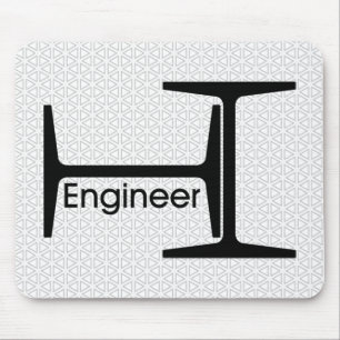 Engineer Steel Beams Mouse Pad