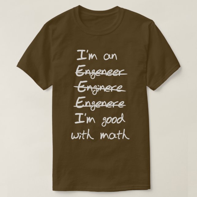 Engineer  T-Shirt (Design Front)