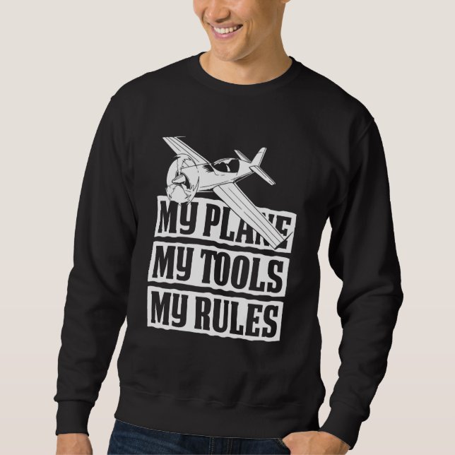 Engineer Tongue   Technician Aircraft Mechanic Sweatshirt (Front)