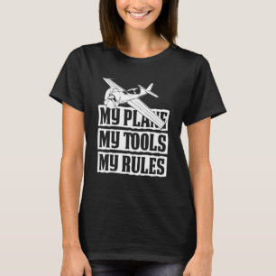 Engineer Tongue Technician Aircraft Mechanic T-Shirt