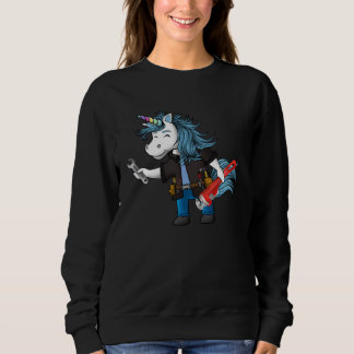 Engineer Unicorn  Engineering Costume  2 Sweatshirt