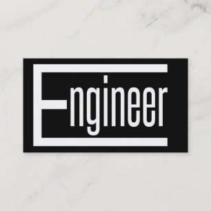 Engineer Word Business Card