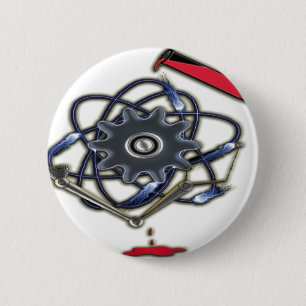 Engineering 6 Cm Round Badge