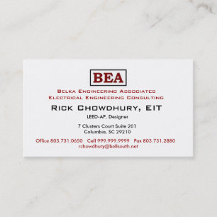 Engineering Business Card
